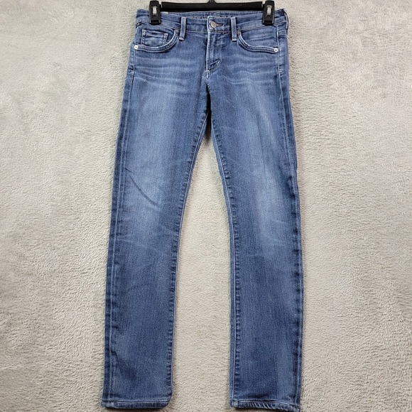 Citizens of Humanity Jeans Womens 25‎ Blue Arielle Skinny Mid Rise Whisker - Picture 1 of 15